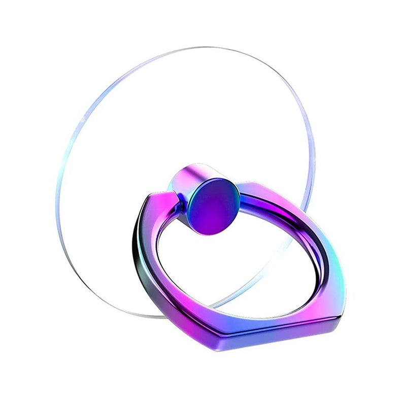 Round phone holder, transparent acrylic ring buckle holder, creative phone holder, metal ring buckle wholesale